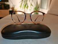 Диоптрични рамки Ray Ban в кафяво и розово злато