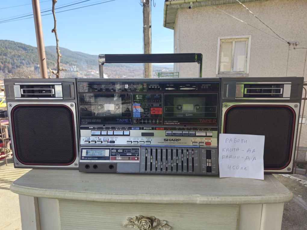Boombox Sharp, Hitachi, Lasonic, International / бартер /