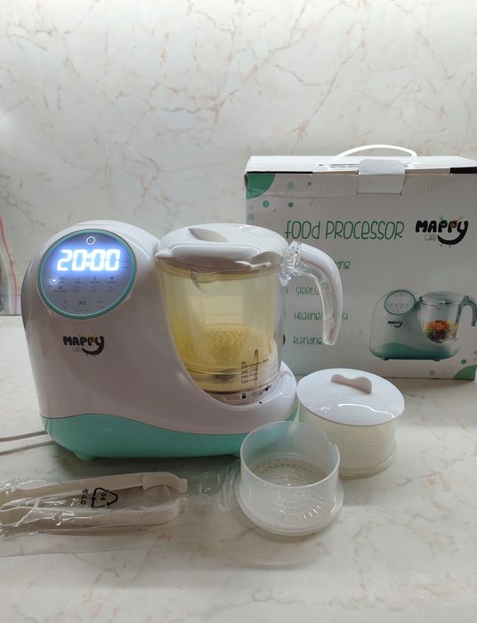 Уред за приготвяне на бебешка храна на пара Mappy