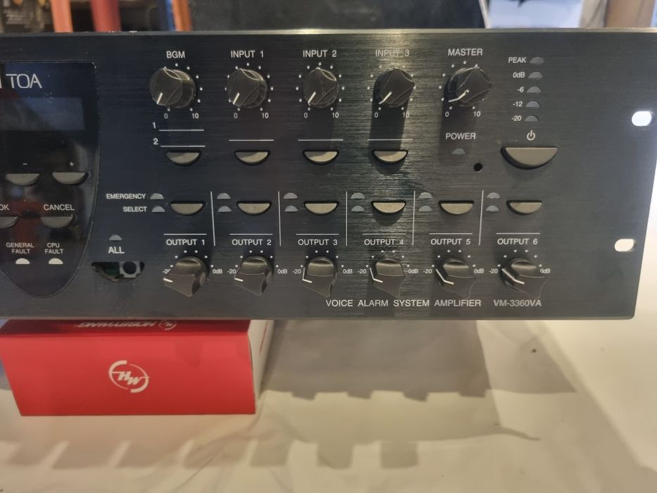 Amplificator TOA VM-3360VA și extensie VM-3360E