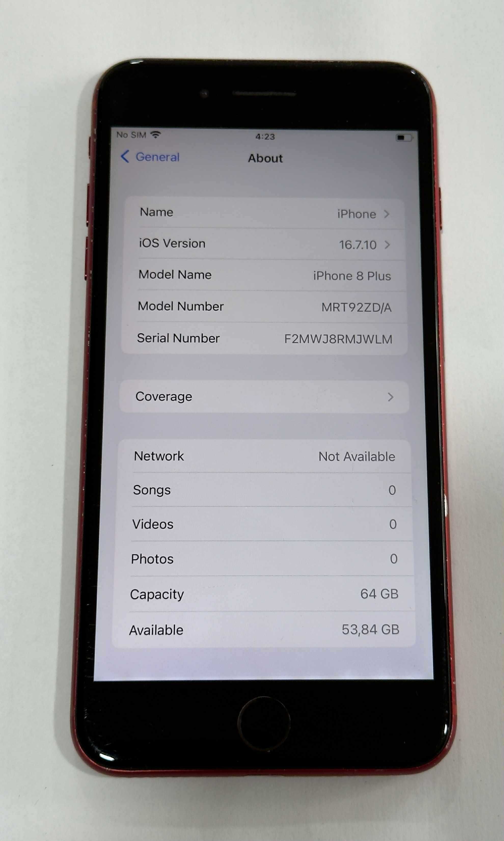 Продавам  iPhone 8 Plus 64GB 100%battery