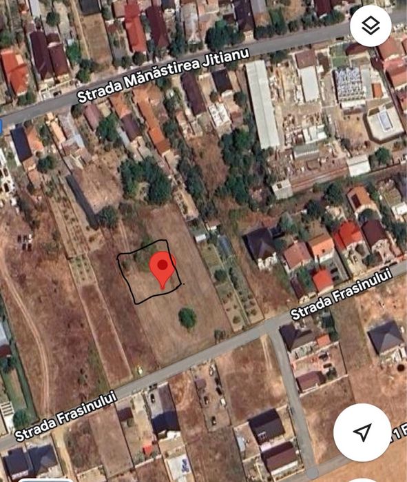 Vand teren pentru casa 350mp Braniste/Dolj. Toate utilitatile