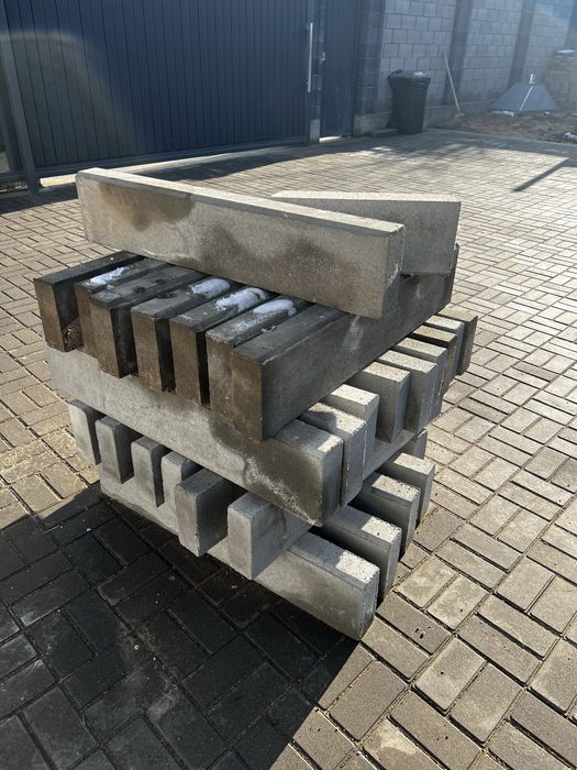 Поребрики, бордюры новые остатки