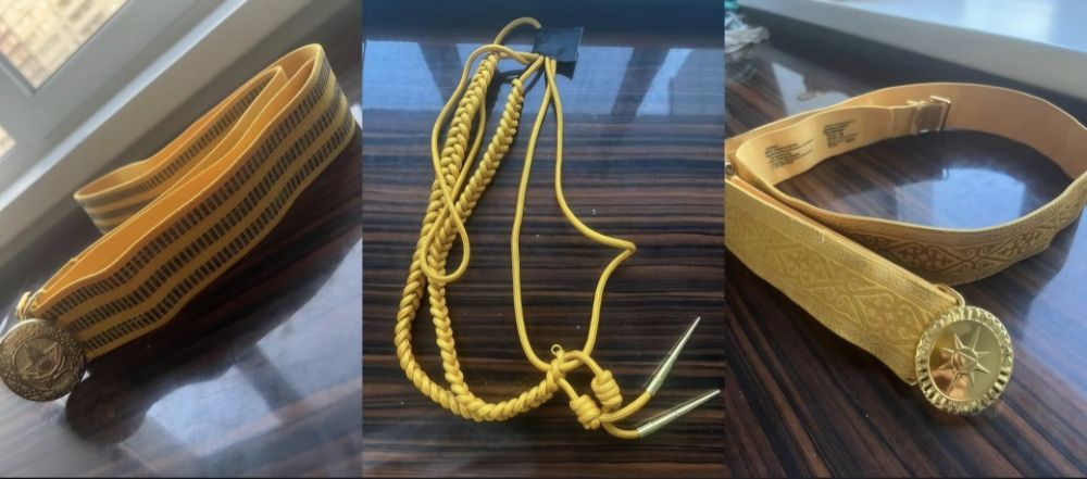 Продам парадные ремни и аксельбанты!