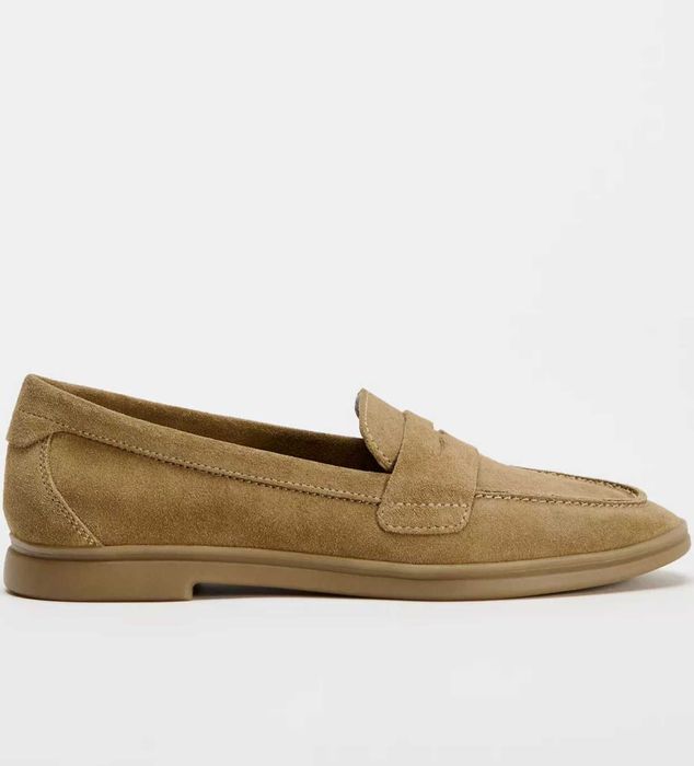 Велурени мокасини Zara