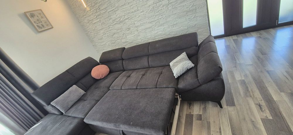 Coltar stofa gri antracit extensibil