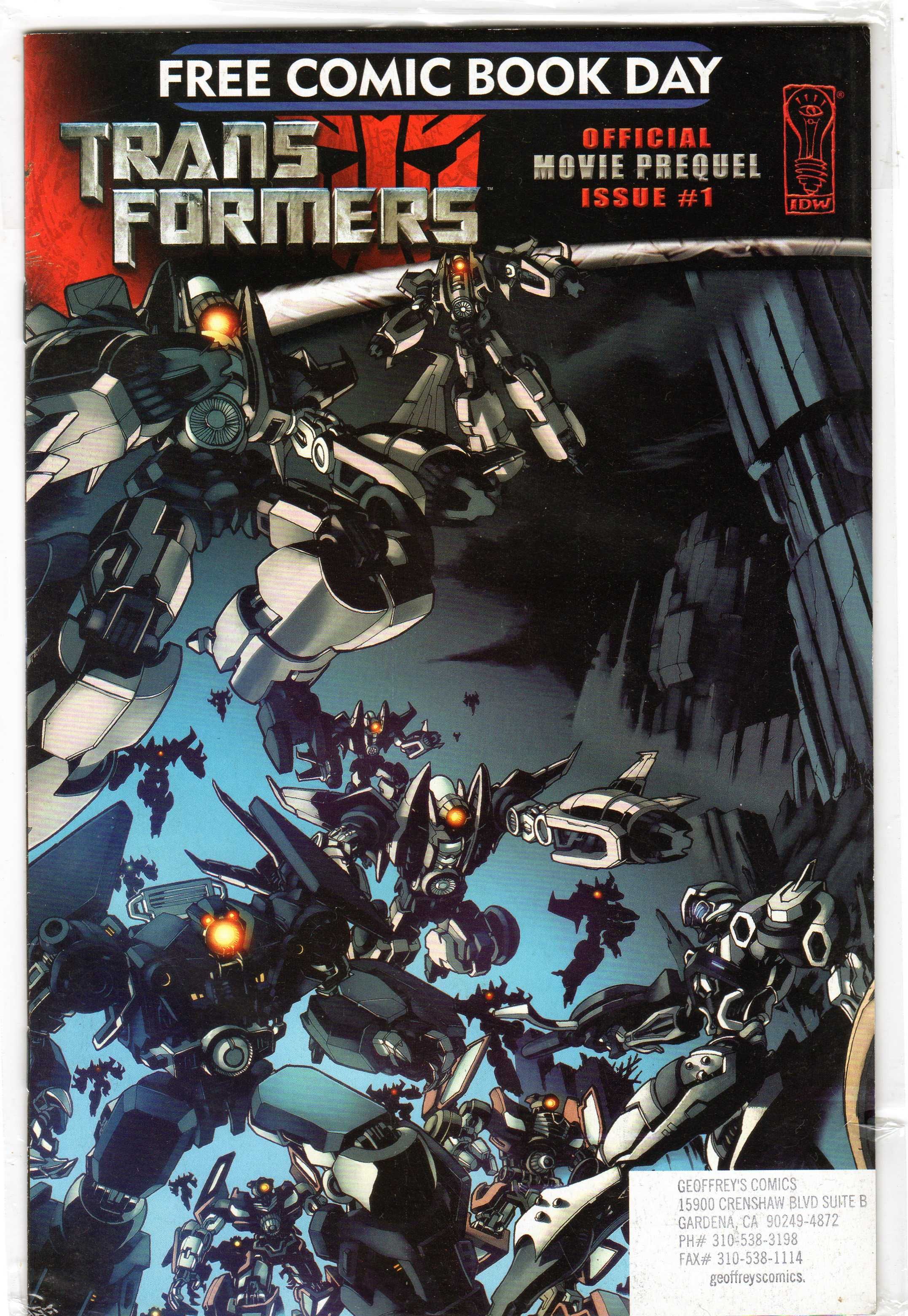 Transformers #1 Infiltration Devastation Transformers vs. G. I. Joe