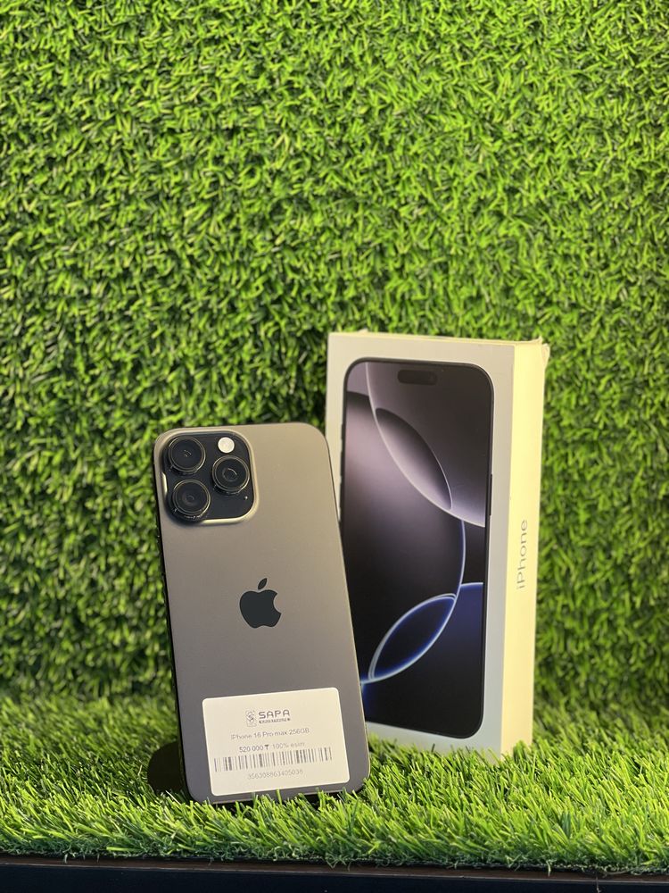 iPhone 16 Pro Max Esim 256 GB 100% * Sapa store