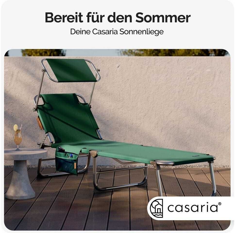 Сгъваем шезлонг модел Ibiza от Casaria със сенник