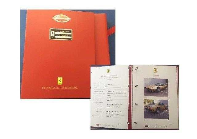 Ferrari 308 GTB Сух картер Класическа сертификация