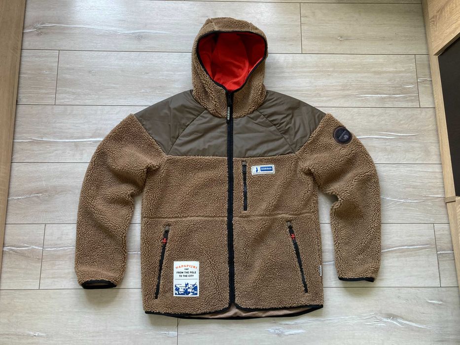 Napapijri Haltia Fleece  Sherpa мъжко горнище горница яке размер M