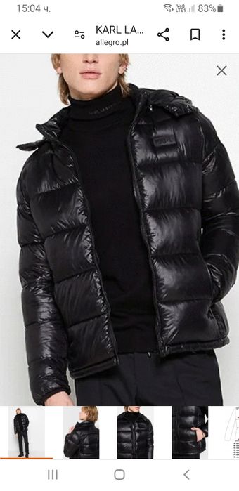 Karl Lagerfeld Hooded  46 / S НОВО! ОРИГИНАЛ! Мъжко пухено зимно Яке!