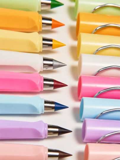 Вечные карандаши — 12 штук ярких и удобных.  2 размера.