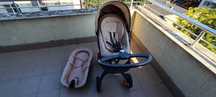 Детска количка Stokke Xplory X Stroller + Кош за новородено в бежово