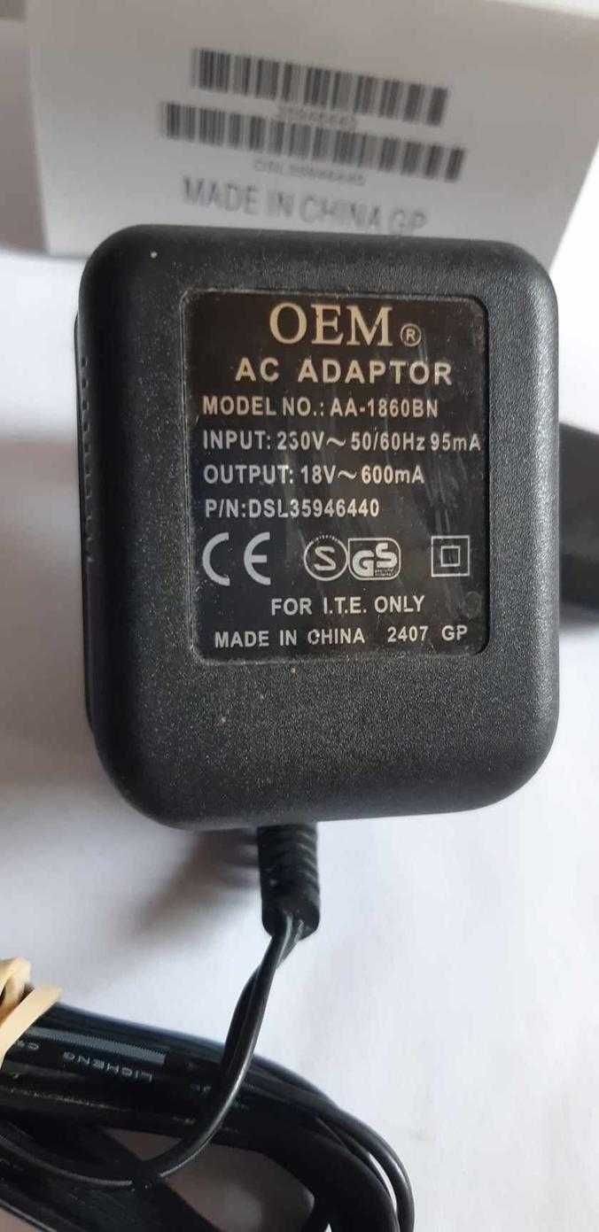 ADAPTOR CA AA-1860 BN Încărcător 18V