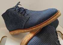 Ghete lace up 41.5 42 premium No Excuse NOI piele naturala embosata