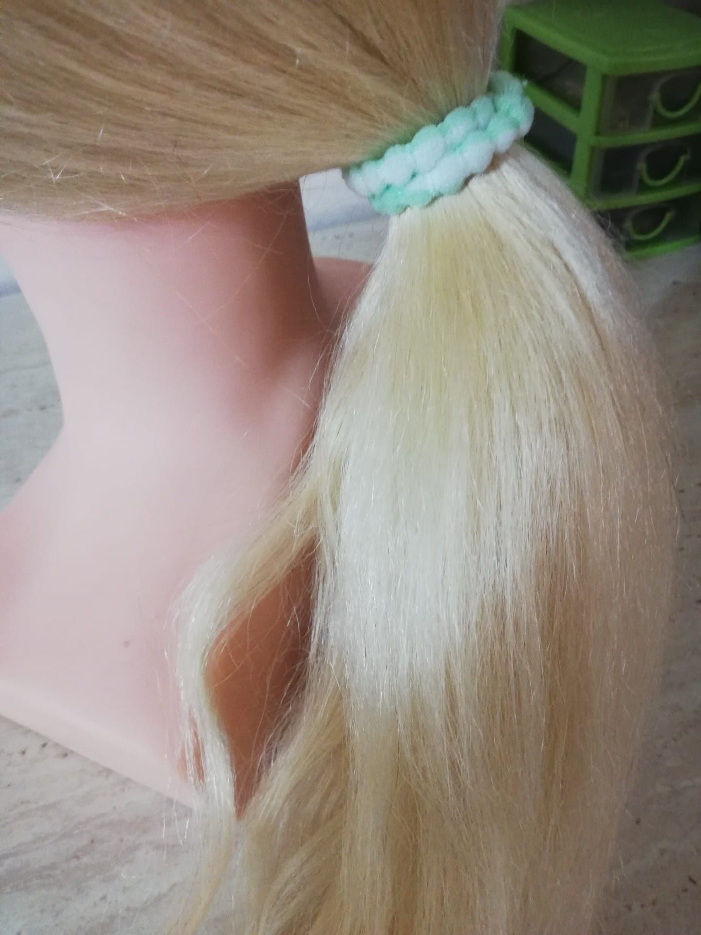 Manechin par natural blond 60 cm