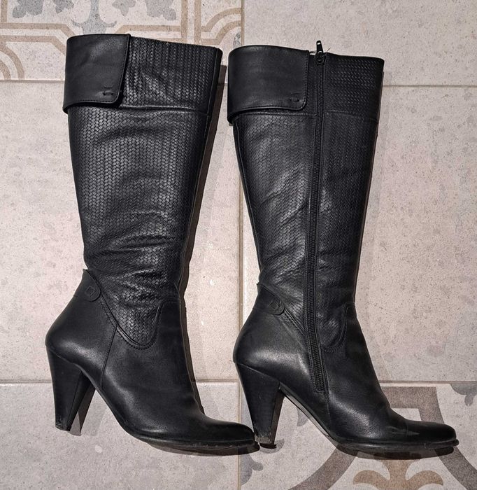 Дамски ботуши естествена кожа номер 35