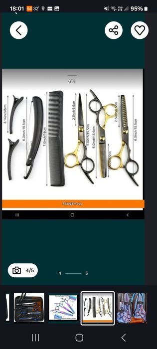 Set foarfeci tuns filat profesionale la penar