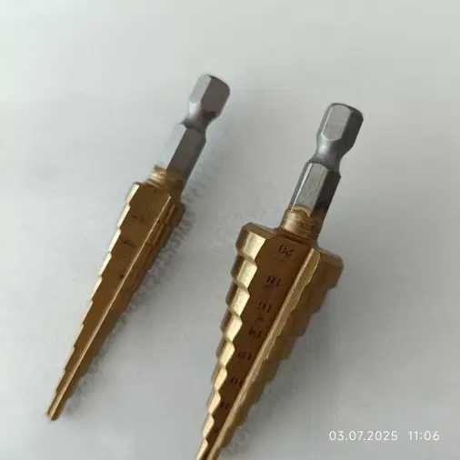 Ступенчатые сверла для металла и дерева от 2-20мм