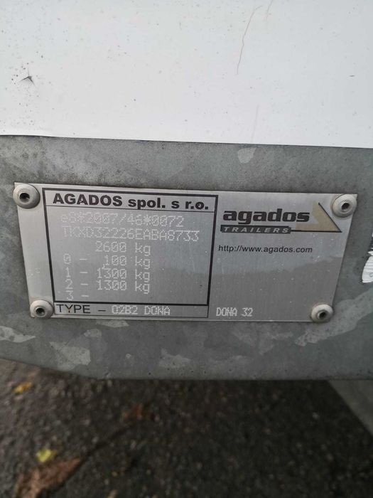 Ремарке за автомобил Agados Дона 32