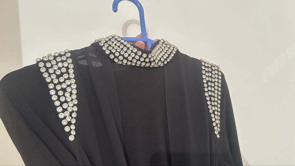 Черное вечерный платье