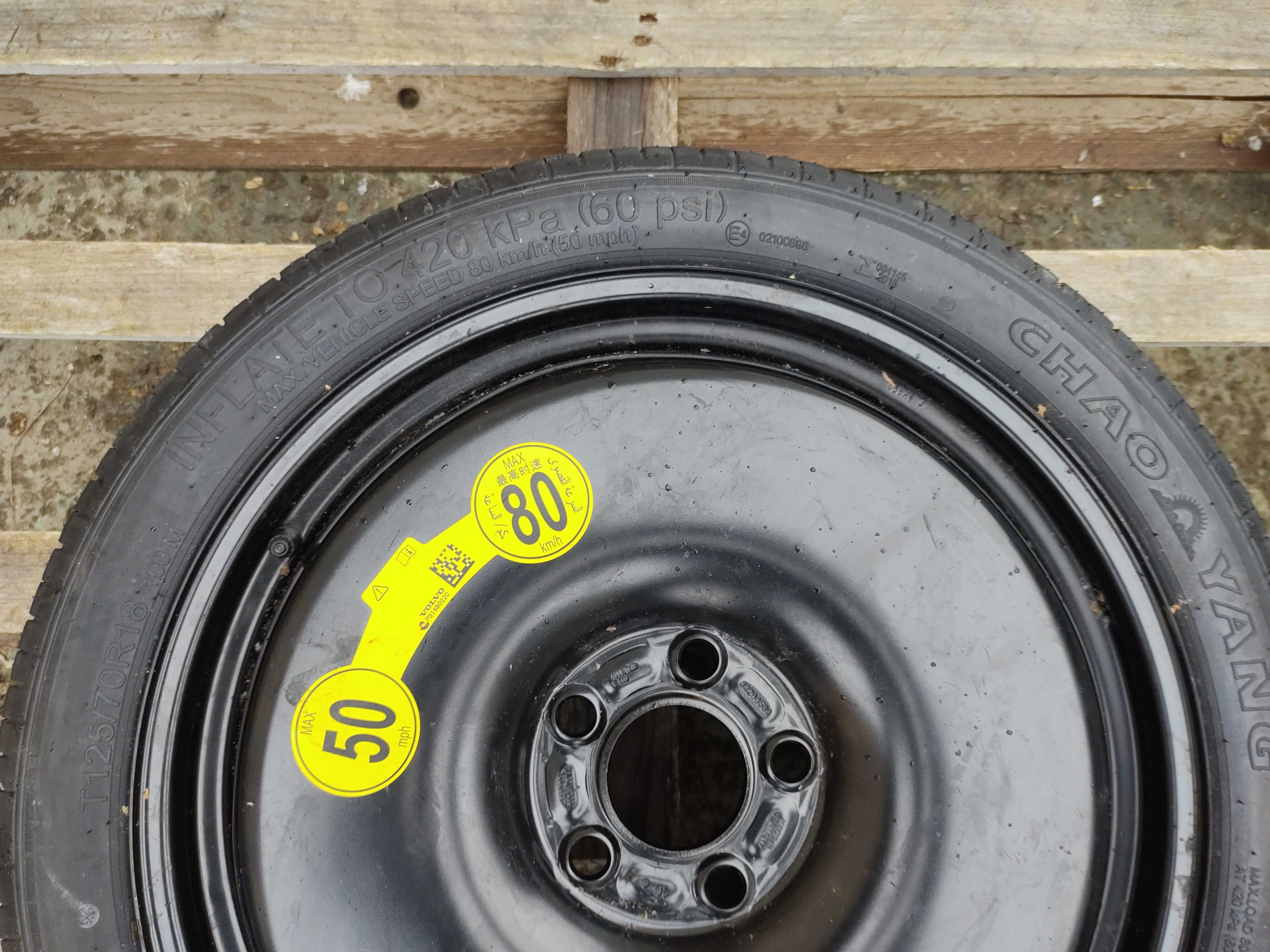 18цола Резервна джанта Патерица 5х108 VOLVO C40 XC40 4J et40 125/70/18