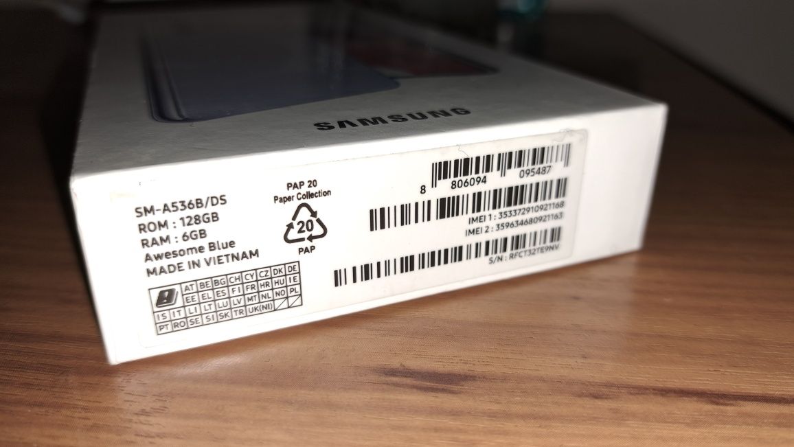 Samsung A53 5G BLUE 128gb. 6ram.