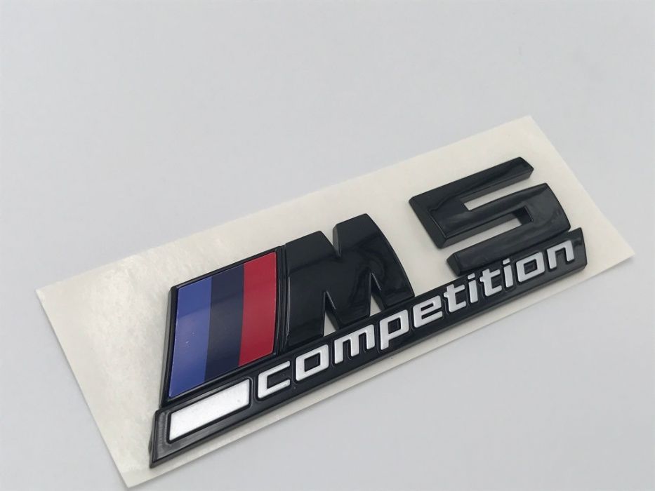Emblema BMW M5 COMPETITION spate negru