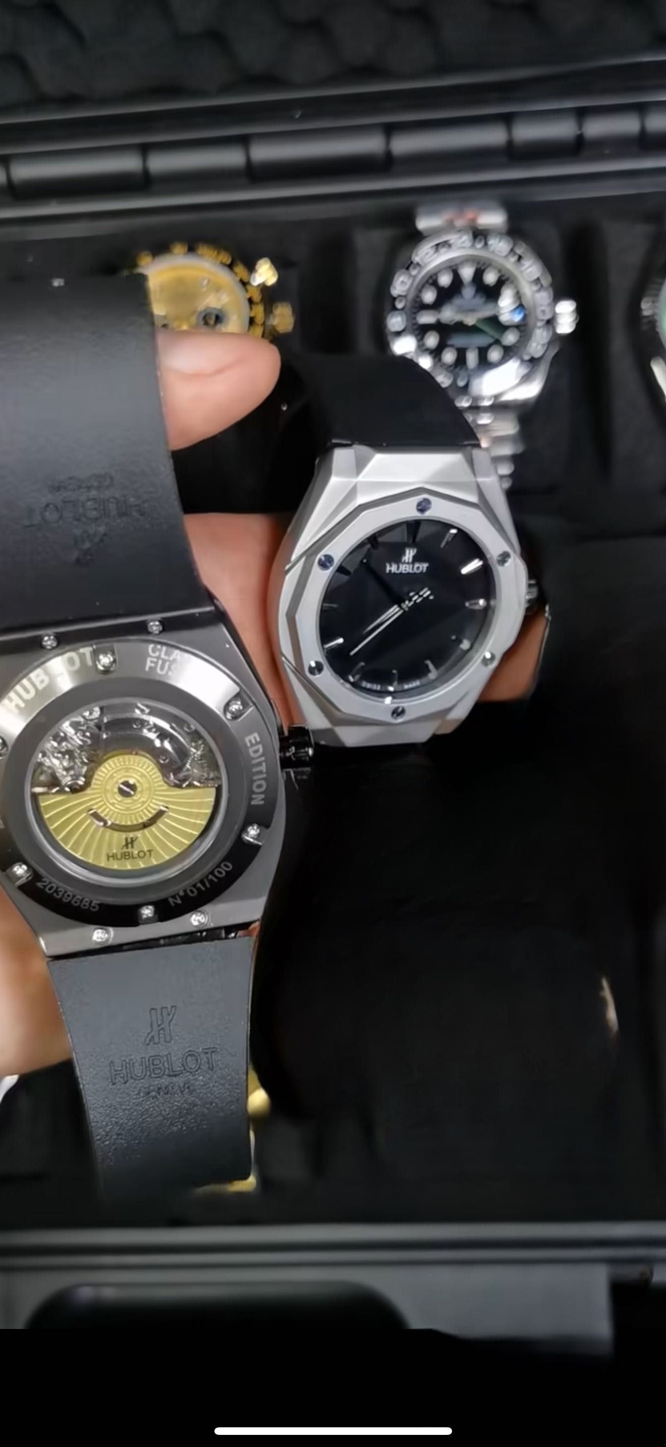 Часовник Hublot швейцарски межанизъм