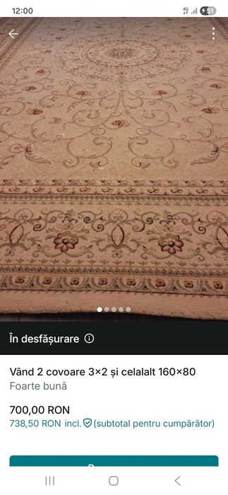 Vând covor in stare excelenta