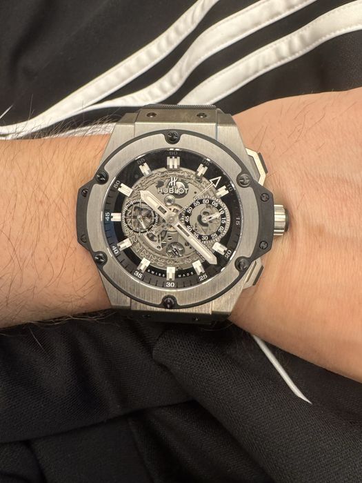 Hublot King Power Unico 48mm Titan Skeleton Automatic