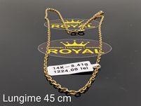 Bijuteria Royal: Lanț aur 14k/3.41 gr