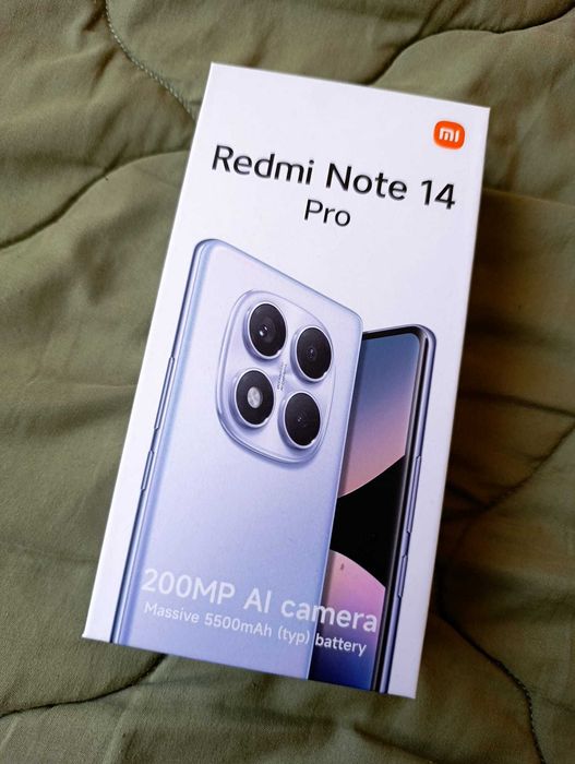 НОВ Смартфон GSM XIAOMI REDMI NOTE 14 PRO BLUE 6.67 ", 256 GB, RAM 8