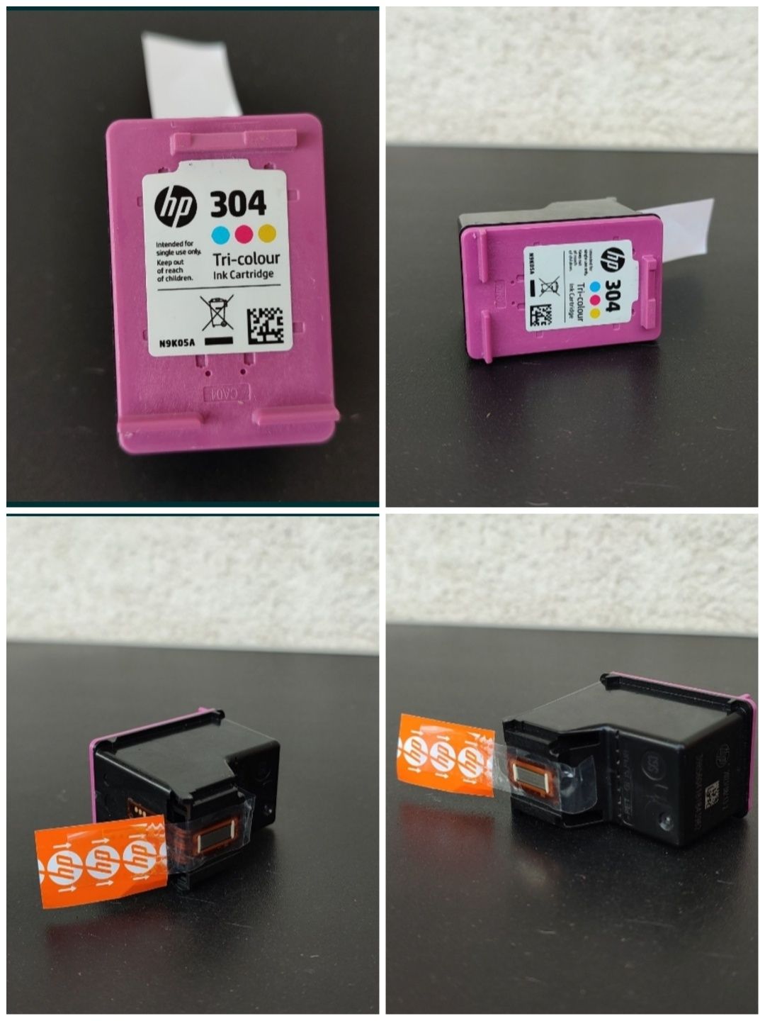 cartus hp 304 364 363 28 350 imprimanta color yellow cyan black