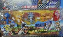 Комплект 5 броя фигурки Соник Таралежа Sonic The Hedgehog
