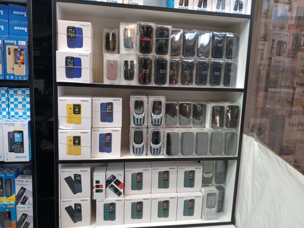 Nokia 2720 flip, YENGI, Arzon hamyonbop telefonla sotuvda.