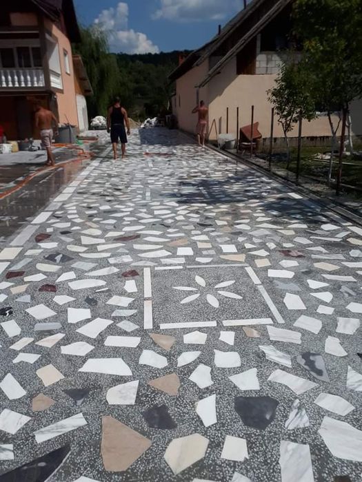 Șlefuit și lustruit marmura mozaic granit mozaic