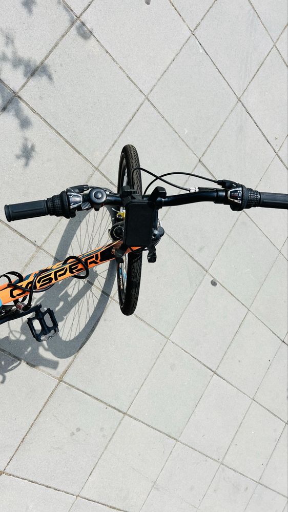 Детско колело (велосипед) Sprint Casper 24” neon orange matt