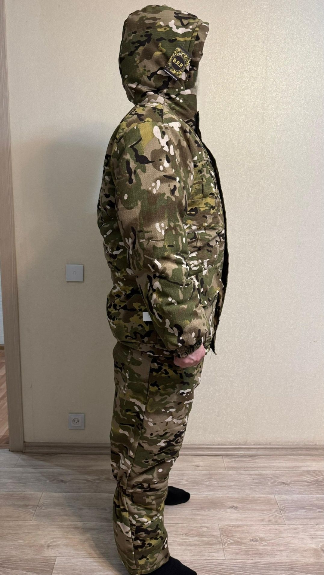 Бушлат мультикам тёплый