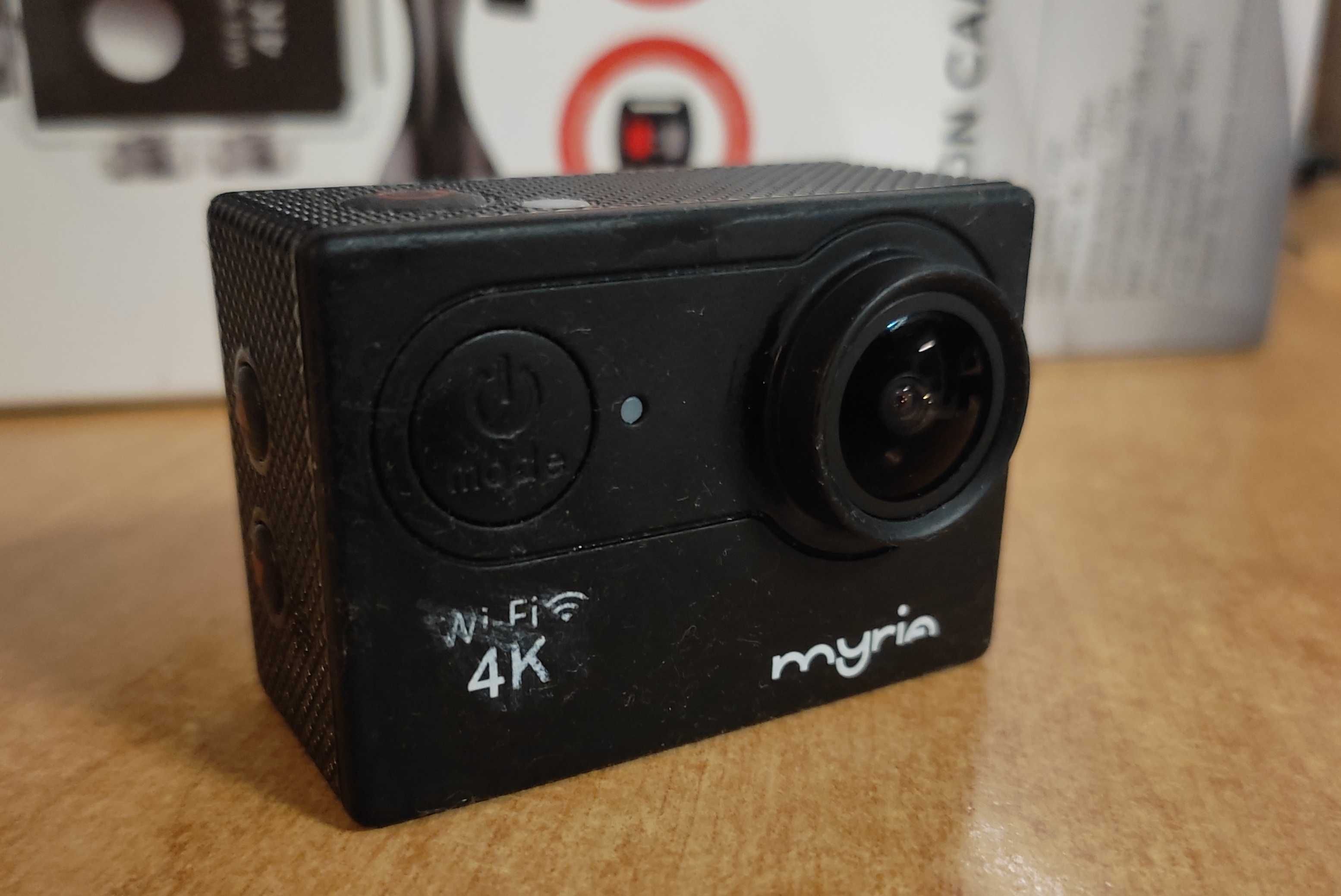 Camera video 4k Myria, accesorii + microSD Hama 32 GB