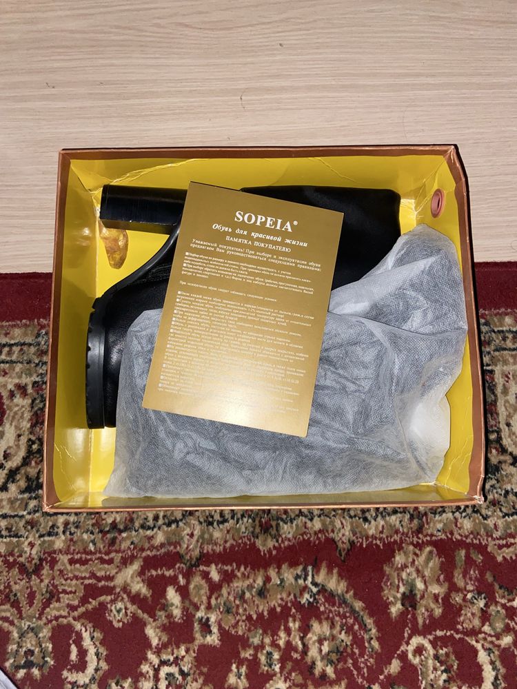 Сапоги SOPEIA кожа