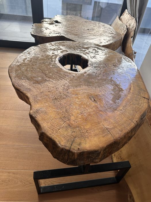 Lemn masiv Masute cafea lemn, unicat, bar lemn 4m