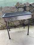 Gratar Robust 400x600mm, Tabla 3mm, Inaltime 70cm