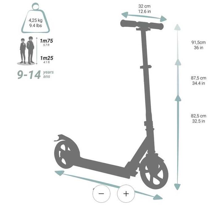 Тротинетка OXELO Mid 7