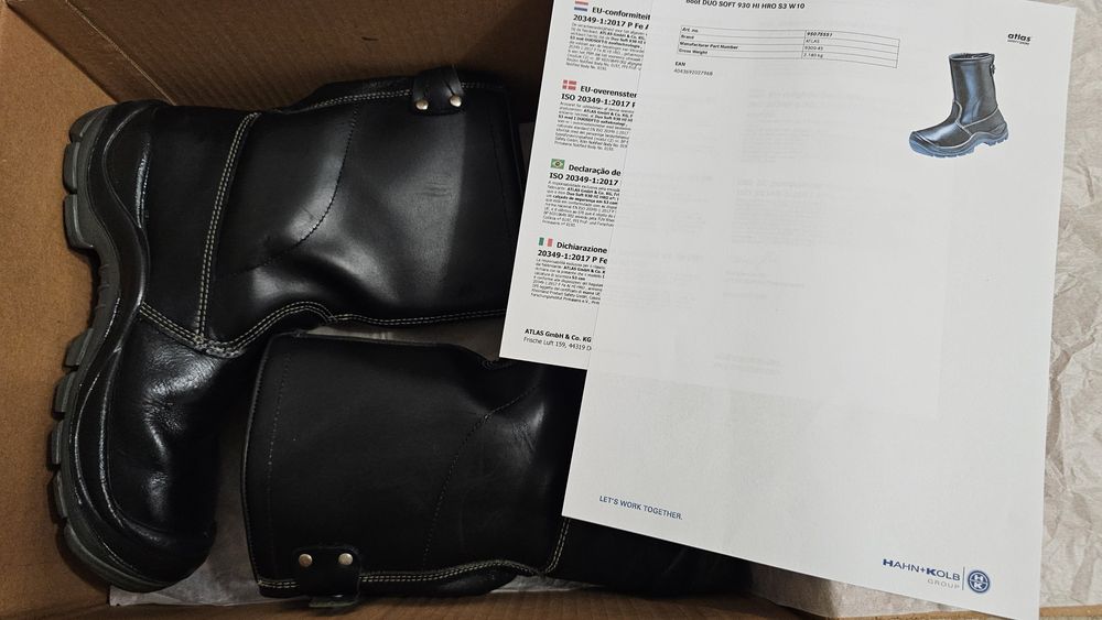 ATLAS DUOSOFT 930 S3 Hi HRO bocanci de protectie (Made in Germany)- 43