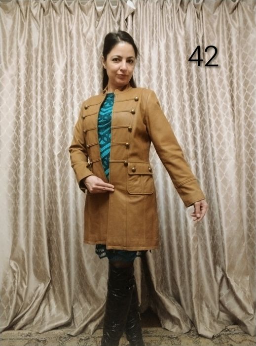 Кардиган кожа Италия