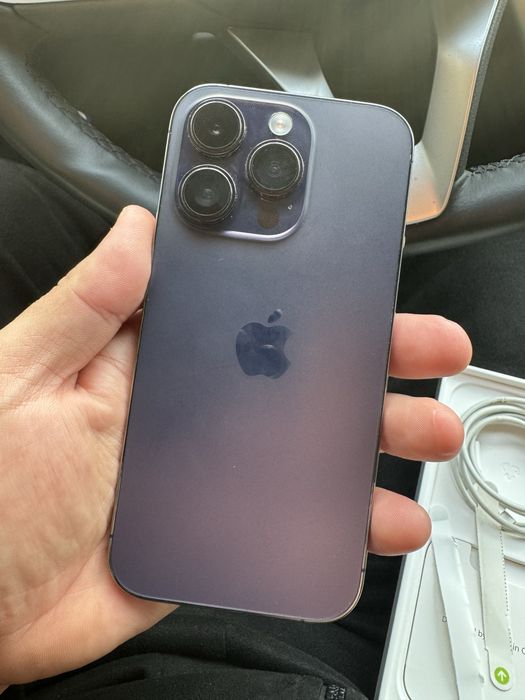 iPhone 14 pro Deep purple 128 gb 83% yemkost
