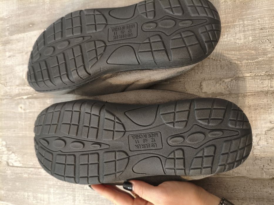 Papuci Bărbați Îmblăniți,  de iarnă, papuci de casa mărimea 45