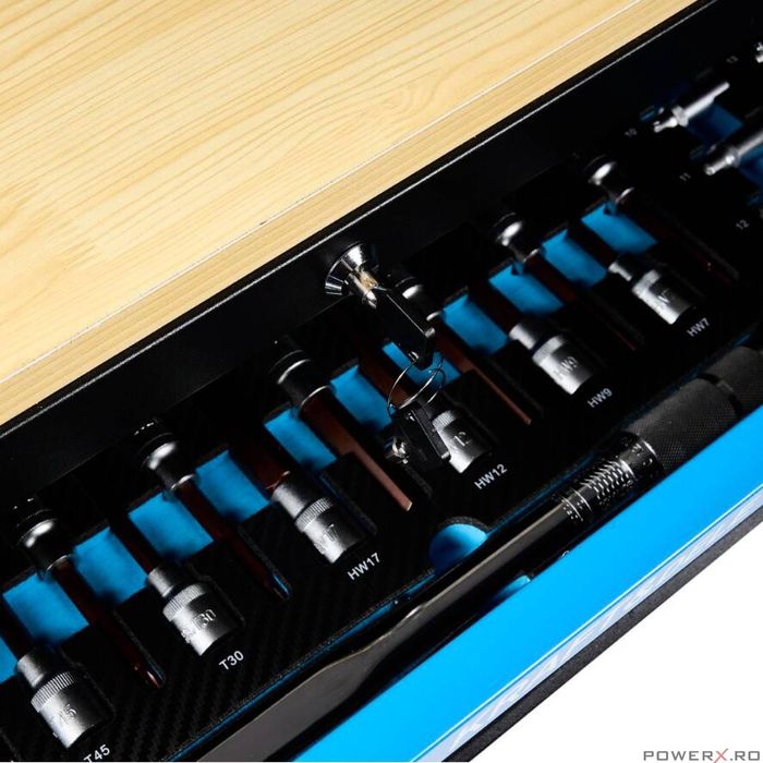 Dulap de scule pentru atelier, echipat, 12 sertare, 501 elemente,